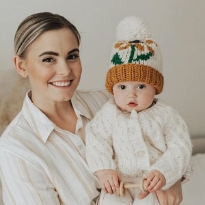 Waffle Cardigan Sweater - Natural