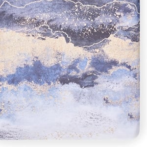 Oilo Midnight Sky Crib Sheet 