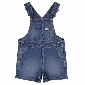 Mayoral Soft Denim Short Overalls